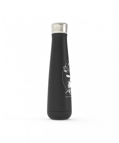 Music Life Water Bottle | Vitruvian Drummer Water Bottle $7.65 Drinkware