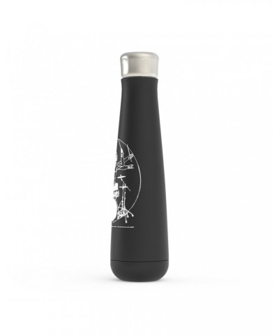 Music Life Water Bottle | Vitruvian Drummer Water Bottle $7.65 Drinkware