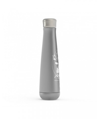 Music Life Water Bottle | Vitruvian Drummer Water Bottle $7.65 Drinkware