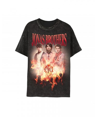 Jonas Brothers Remember This Black Mineral Wash Tour Tee $9.49 Shirts