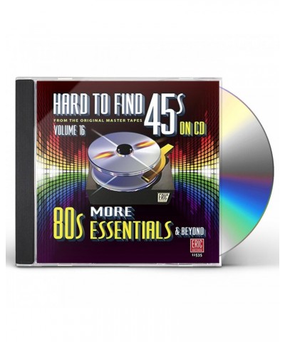 Various Artists Hard to Find 45s On CD: Vol. 16: More 8os Essentials & Beyond CD $14.31 CD