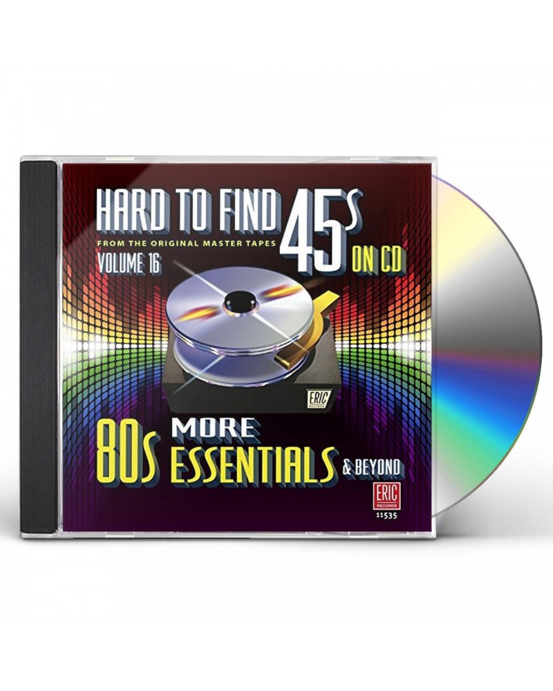 Various Artists Hard to Find 45s On CD: Vol. 16: More 8os Essentials & Beyond CD $14.31 CD