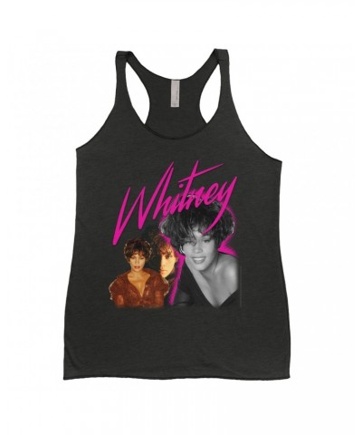 Whitney Houston Ladies' Tank Top | Whitney Pink Pop Art Photo Collage Design Shirt $8.99 Shirts