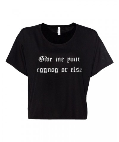 Ingrid Michaelson Eggnog Flowy Black Tee $3.56 Shirts