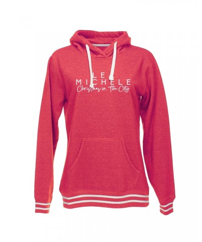 Lea Michele Christmas In The City Ladies Pullover Hoodie $10.57 Sweatshirts