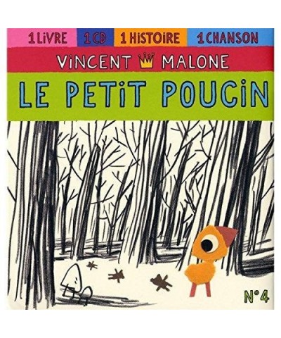 Vincent Malone Le Petit Poucin - CD/Livre $11.81 CD