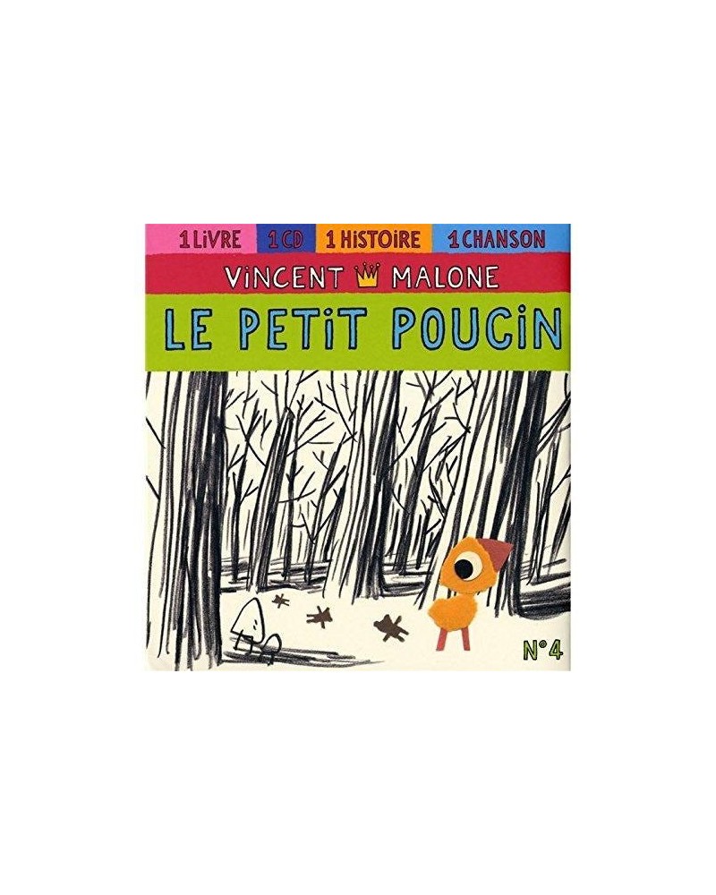 Vincent Malone Le Petit Poucin - CD/Livre $11.81 CD