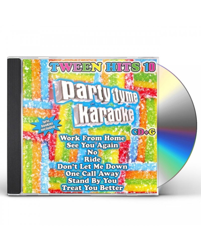 Party Tyme Karaoke Tween Hits 10 (8+8-song CD+G) CD $18.49 CD