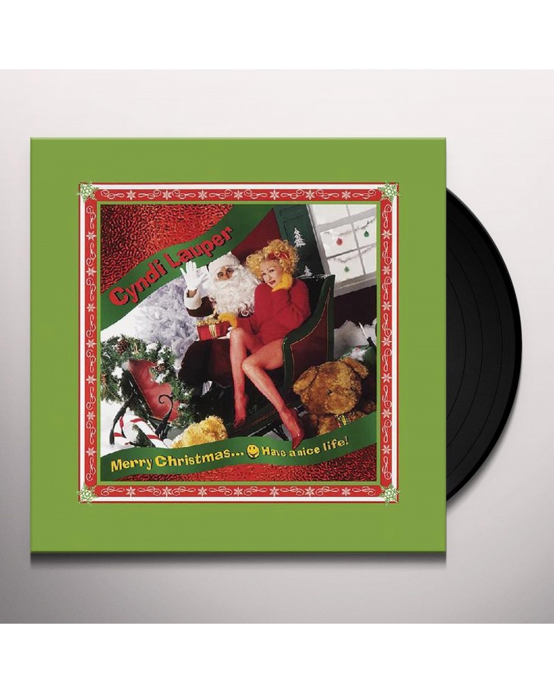 Cyndi Lauper MERRY CHRISTMAS HAVE A NICE LIFE Vinyl Record $8.92 Vinyl