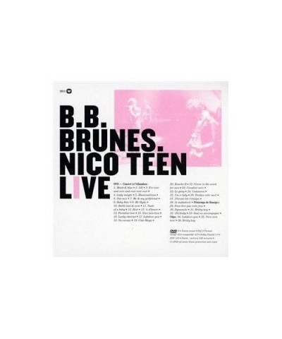 BB Brunes NICO TEEN LIVE CD $20.46 CD