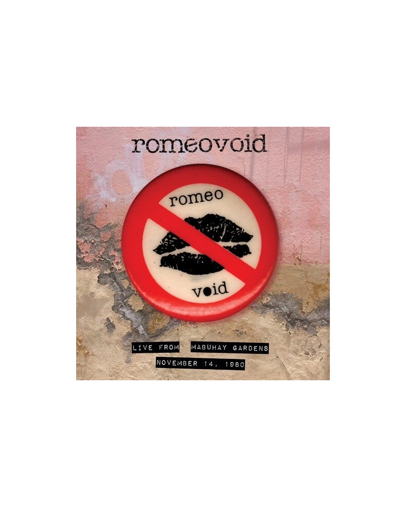 Romeo Void LIVE FROM THE MABUHAY GARDENS: NOVEMBER 14 1980 Vinyl Record $8.55 Vinyl