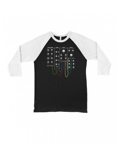 Music Life 3/4 Sleeve Baseball Tee | Modular Synth Chest Panel Shirt $8.09 Shirts