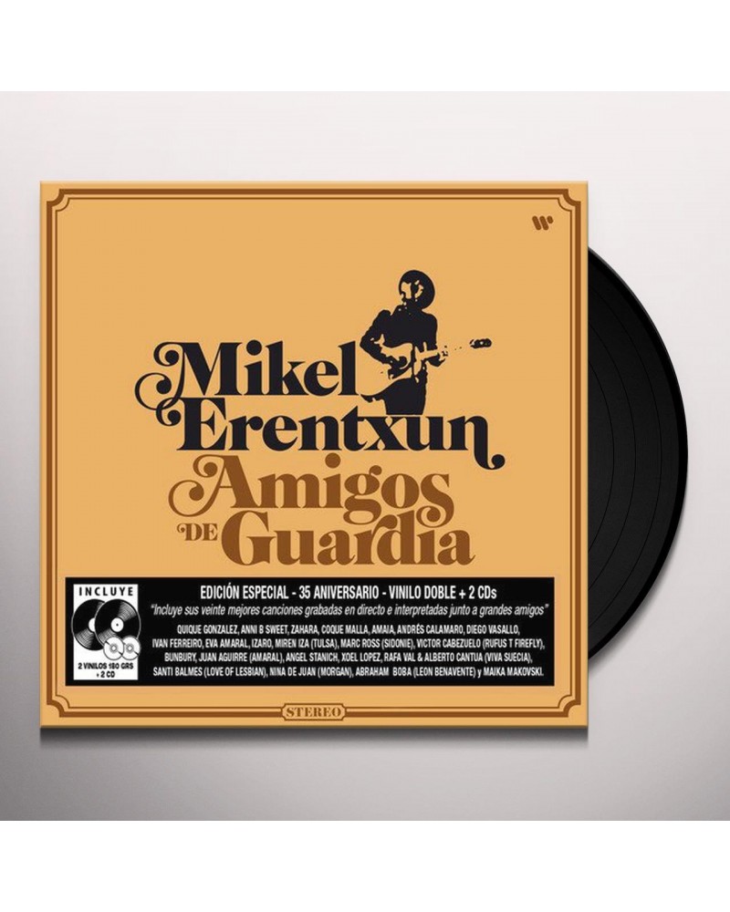 Mikel Erentxun Amigos de Guardia Vinyl Record $7.81 Vinyl