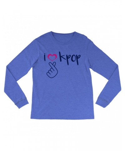 Music Life Heather Long Sleeve Shirt | I Heart Kpop Shirt $3.49 Shirts