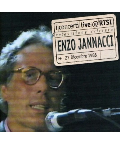 Enzo Jannacci JANNACCI LIVE AT RTSI CD $39.20 CD