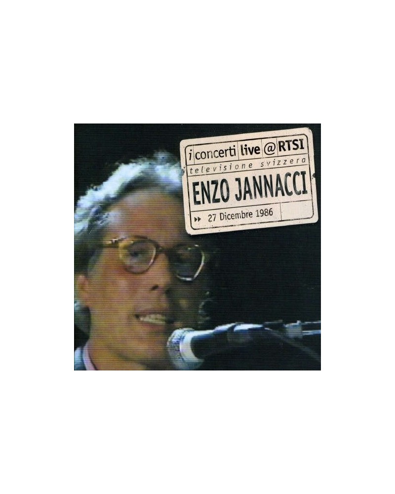 Enzo Jannacci JANNACCI LIVE AT RTSI CD $39.20 CD