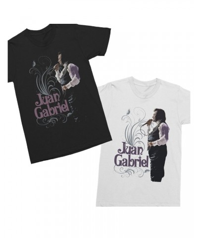 Juan Gabriel Live Flourish Black T-shirt $9.24 Shirts