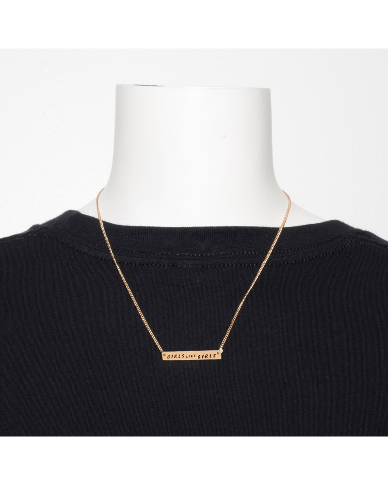 Hayley Kiyoko GLG Gold Bar Necklace $16.34 Accessories