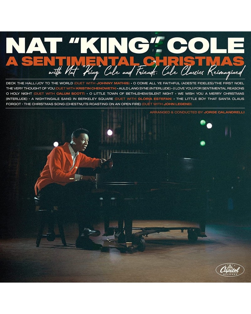 Nat King Cole SENTIMENTAL CHRISTMAS WITH NAT KING COLE & FRIENDS Vinyl Record $7.76 Vinyl