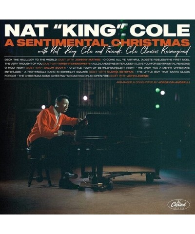 Nat King Cole SENTIMENTAL CHRISTMAS WITH NAT KING COLE & FRIENDS Vinyl Record $7.76 Vinyl