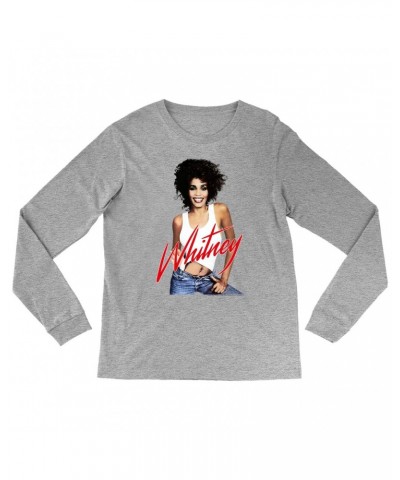 Whitney Houston Long Sleeve Shirt | Just Whitney Shirt $6.82 Shirts