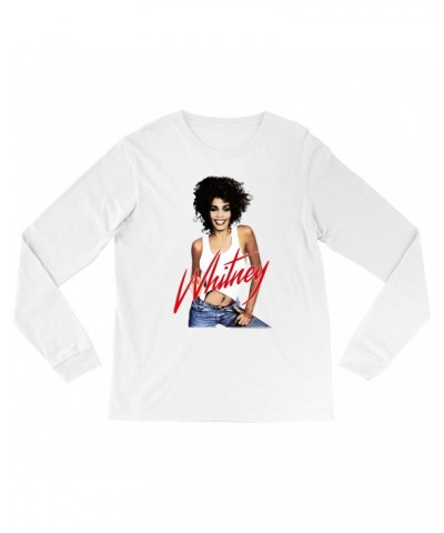 Whitney Houston Long Sleeve Shirt | Just Whitney Shirt $6.82 Shirts