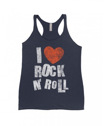 Music Life Ladies' Tank Top | I Heart Rock n' Roll Shirt $6.45 Shirts