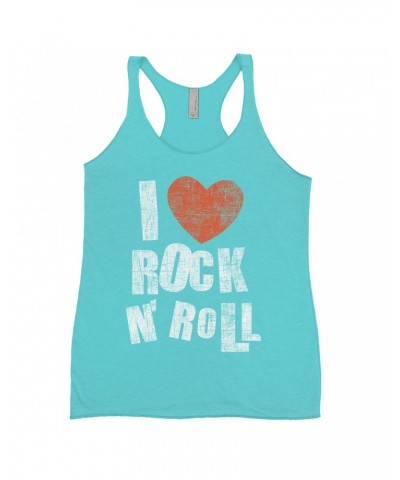 Music Life Ladies' Tank Top | I Heart Rock n' Roll Shirt $6.45 Shirts