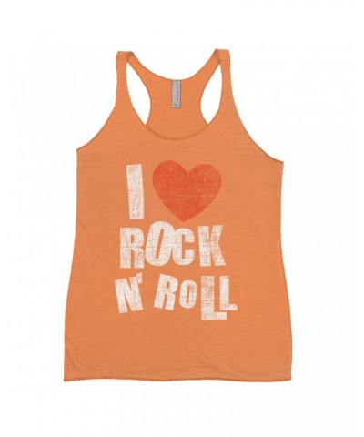 Music Life Ladies' Tank Top | I Heart Rock n' Roll Shirt $6.45 Shirts