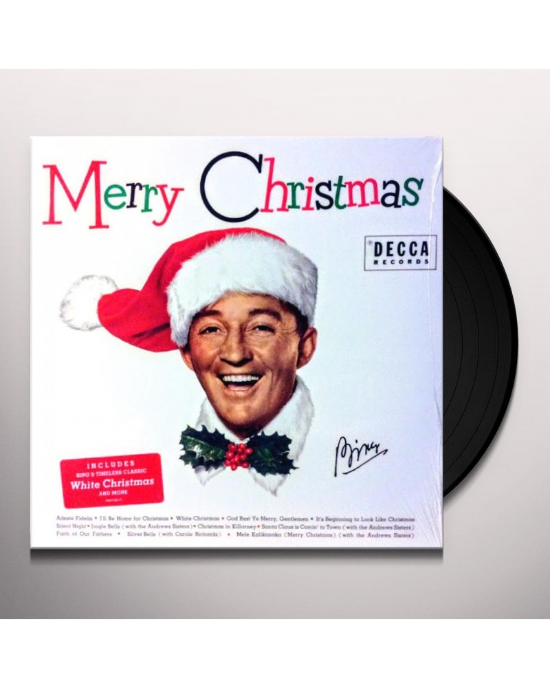 Bing Crosby MERRY CHRISTMAS Vinyl Record $8.60 Vinyl