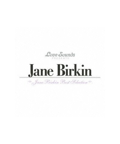 Jane Birkin BEST SELECTION CD $13.99 CD