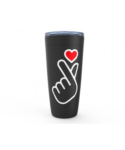 Music Life Viking Tumbler | Kpop Finger Heart Design Tumbler $23.79 Drinkware