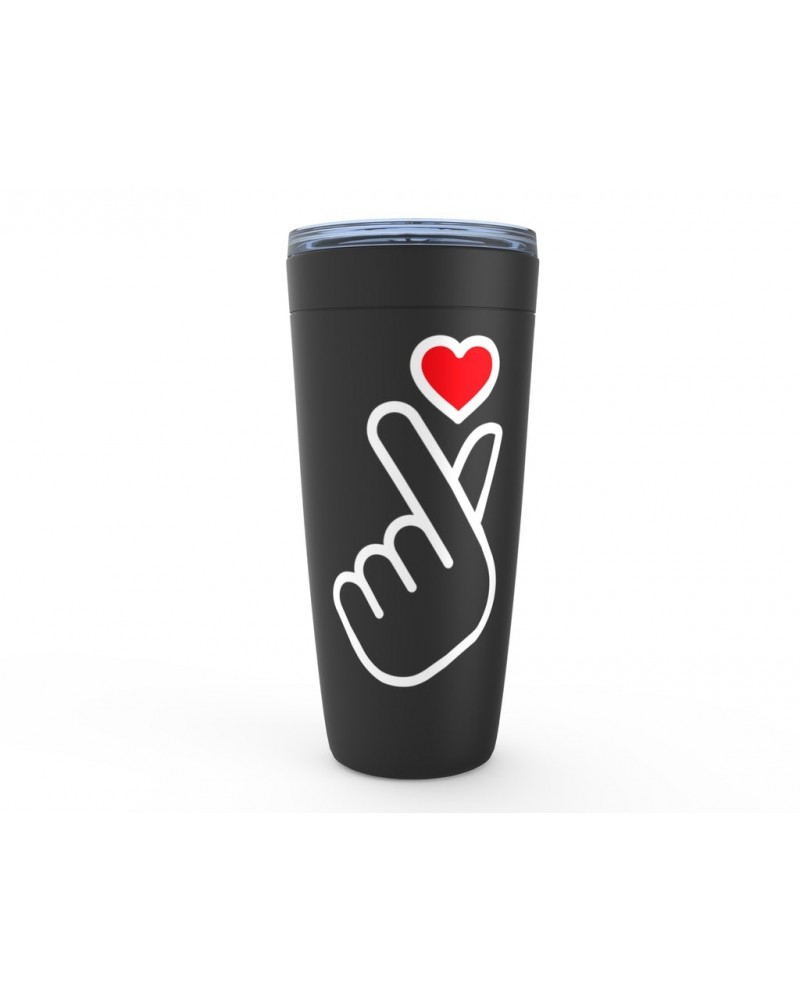 Music Life Viking Tumbler | Kpop Finger Heart Design Tumbler $23.79 Drinkware