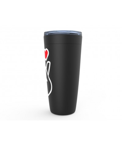 Music Life Viking Tumbler | Kpop Finger Heart Design Tumbler $23.79 Drinkware