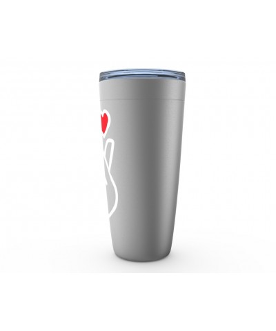 Music Life Viking Tumbler | Kpop Finger Heart Design Tumbler $23.79 Drinkware