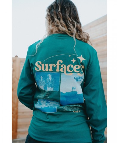 Surfaces Golden Hour Teal Long Sleeve $8.92 Shirts