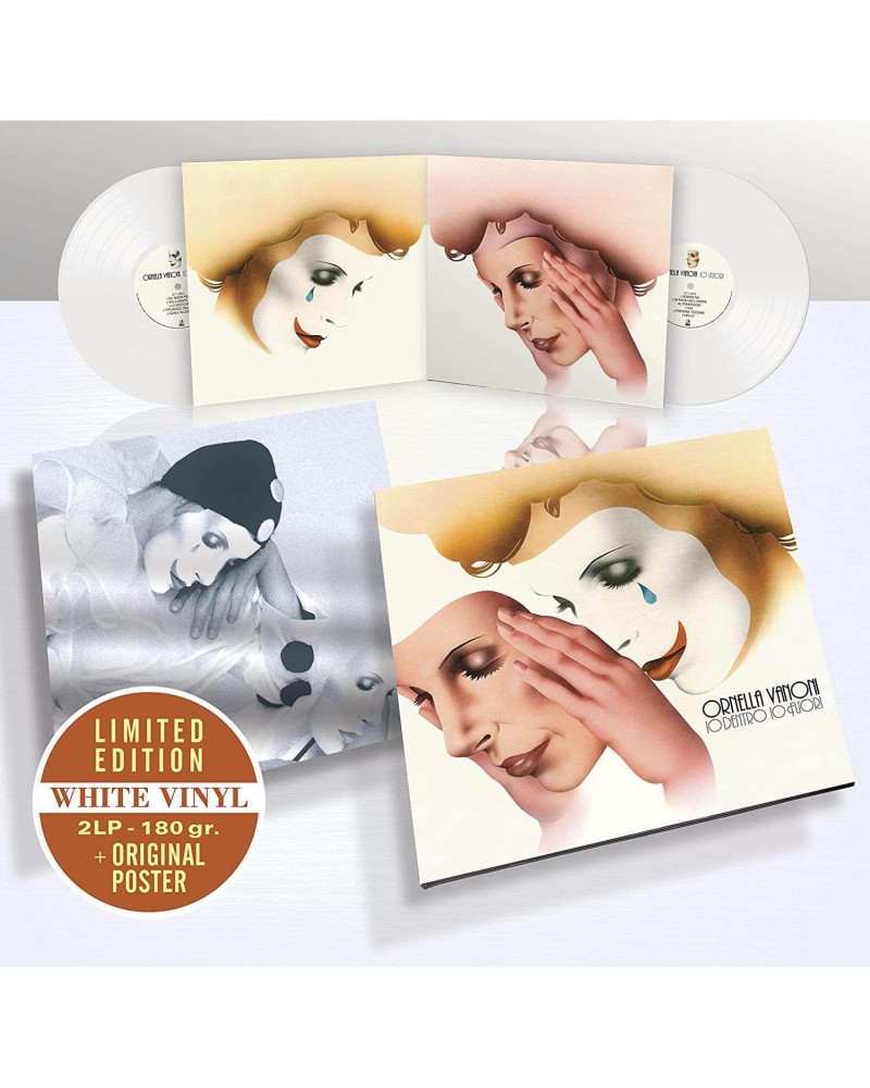 Ornella Vanoni Io Dentro Io Fuori (Limited White With Poster) Vinyl Record $6.85 Vinyl