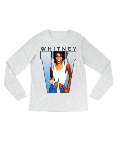 Whitney Houston Long Sleeve Shirt | 1987 "W" Is For Whitney Shirt $8.59 Shirts