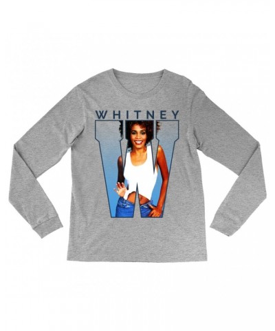 Whitney Houston Long Sleeve Shirt | 1987 "W" Is For Whitney Shirt $8.59 Shirts