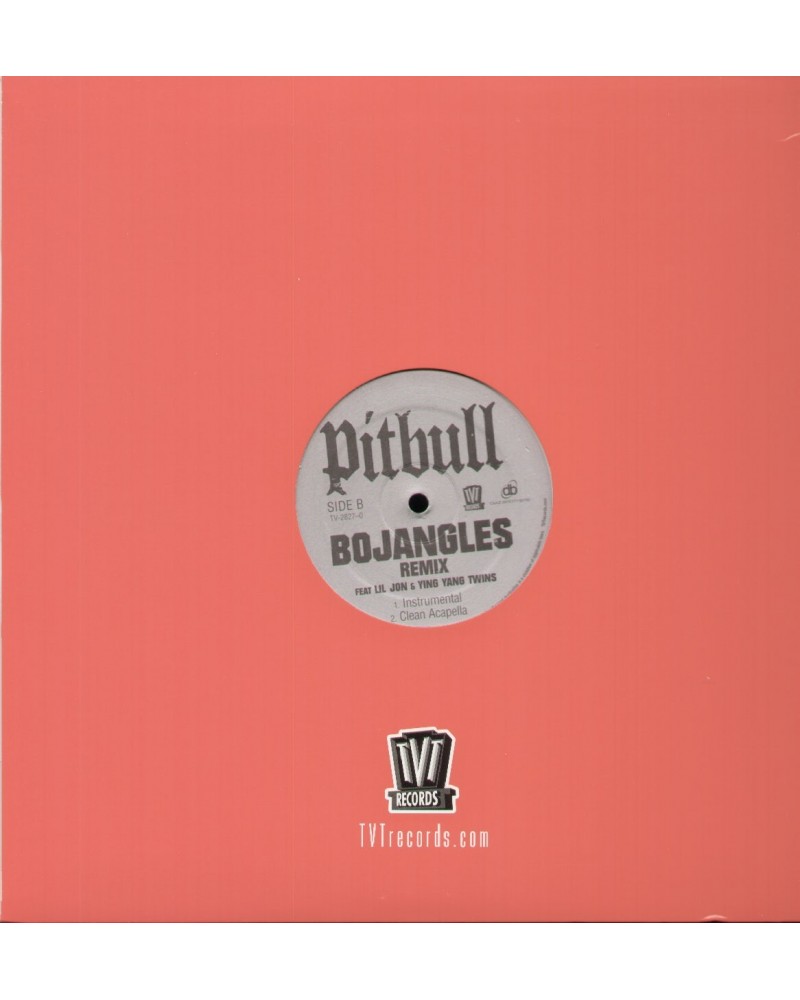 Pitbull Bojangles remix Vinyl Record $9.45 Vinyl