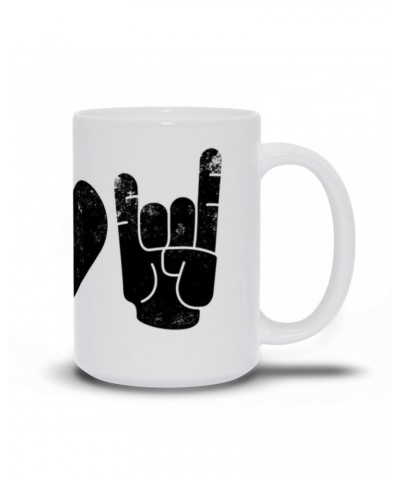 Music Life Mug | Peace Love Rock n' Roll Mug $15.80 Drinkware