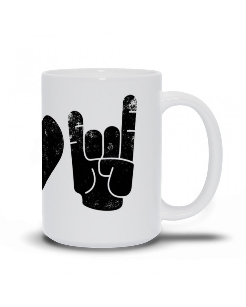 Music Life Mug | Peace Love Rock n' Roll Mug $15.80 Drinkware