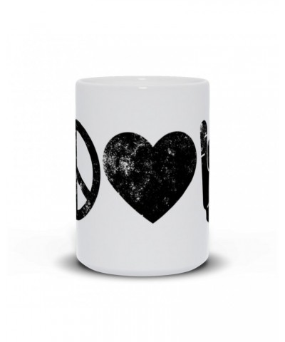 Music Life Mug | Peace Love Rock n' Roll Mug $15.80 Drinkware